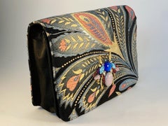 A contemporary 'Akira' japanese brocade melissa bag (model)