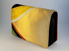A contemporary 'Asami' japanese brocade melissa bag (model)