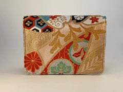 A contemporary 'Ayaka' japanese brocade melissa bag (model)
