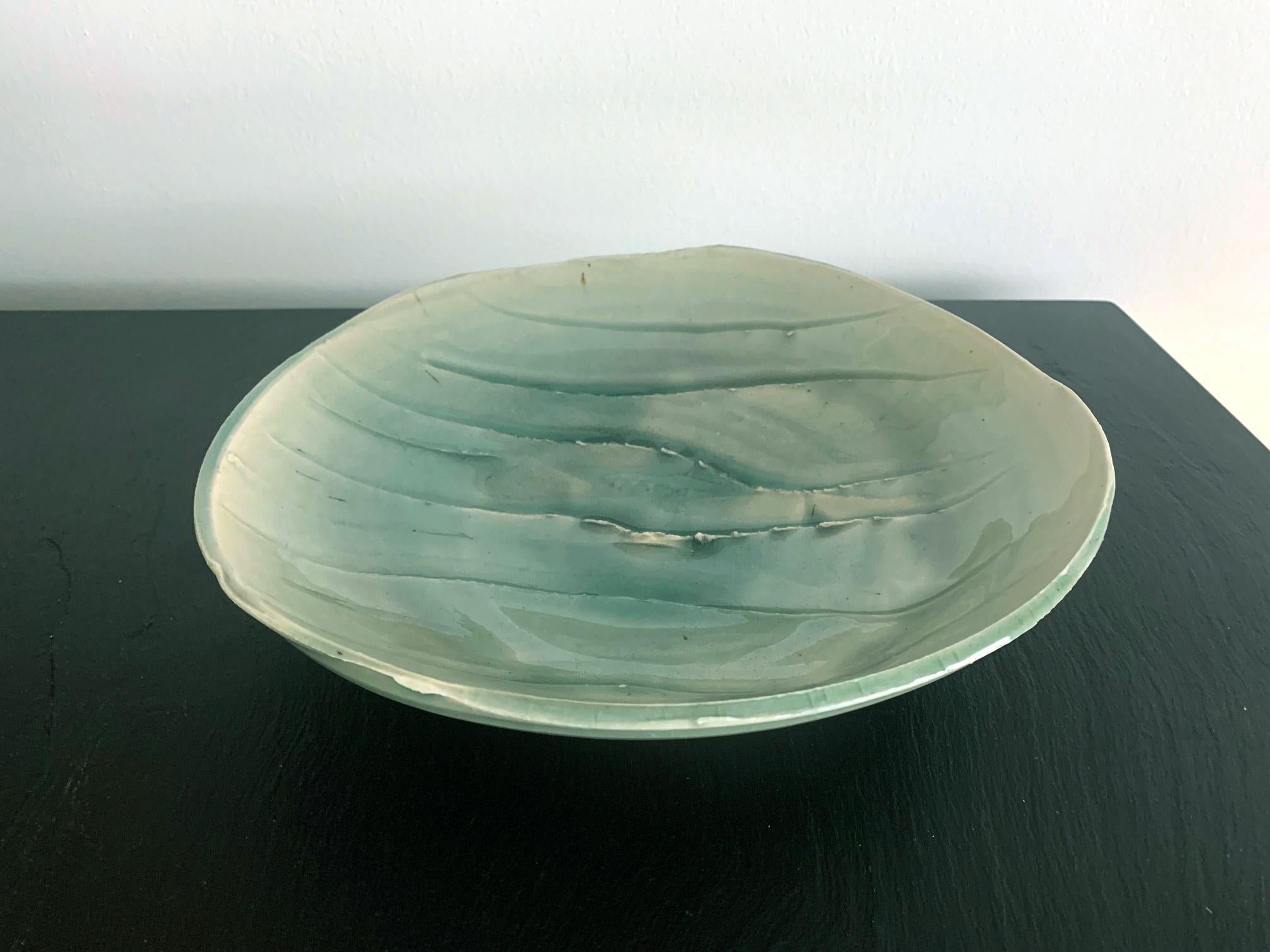 Contemporary Ceramic Bowl by Teruo Hara In Good Condition In Atlanta, GA