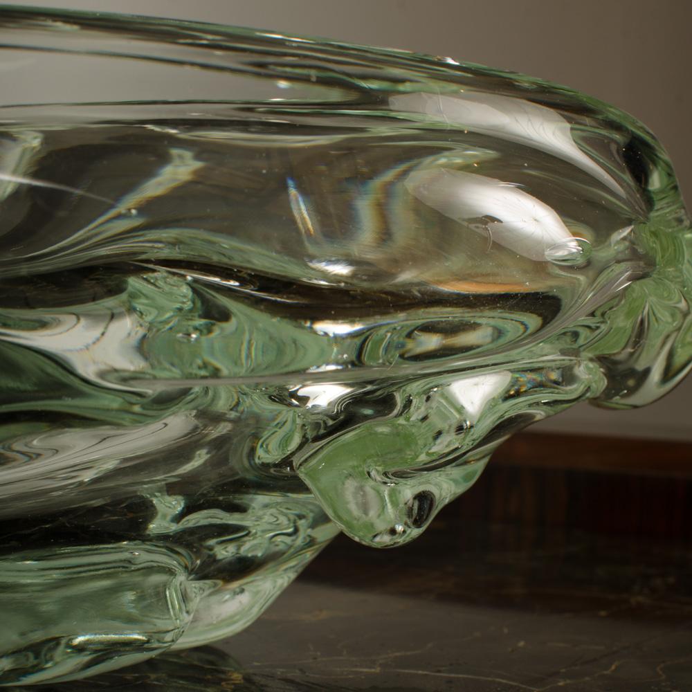 Contemporary Designed Clear Art Glass Bowl, 2019 1