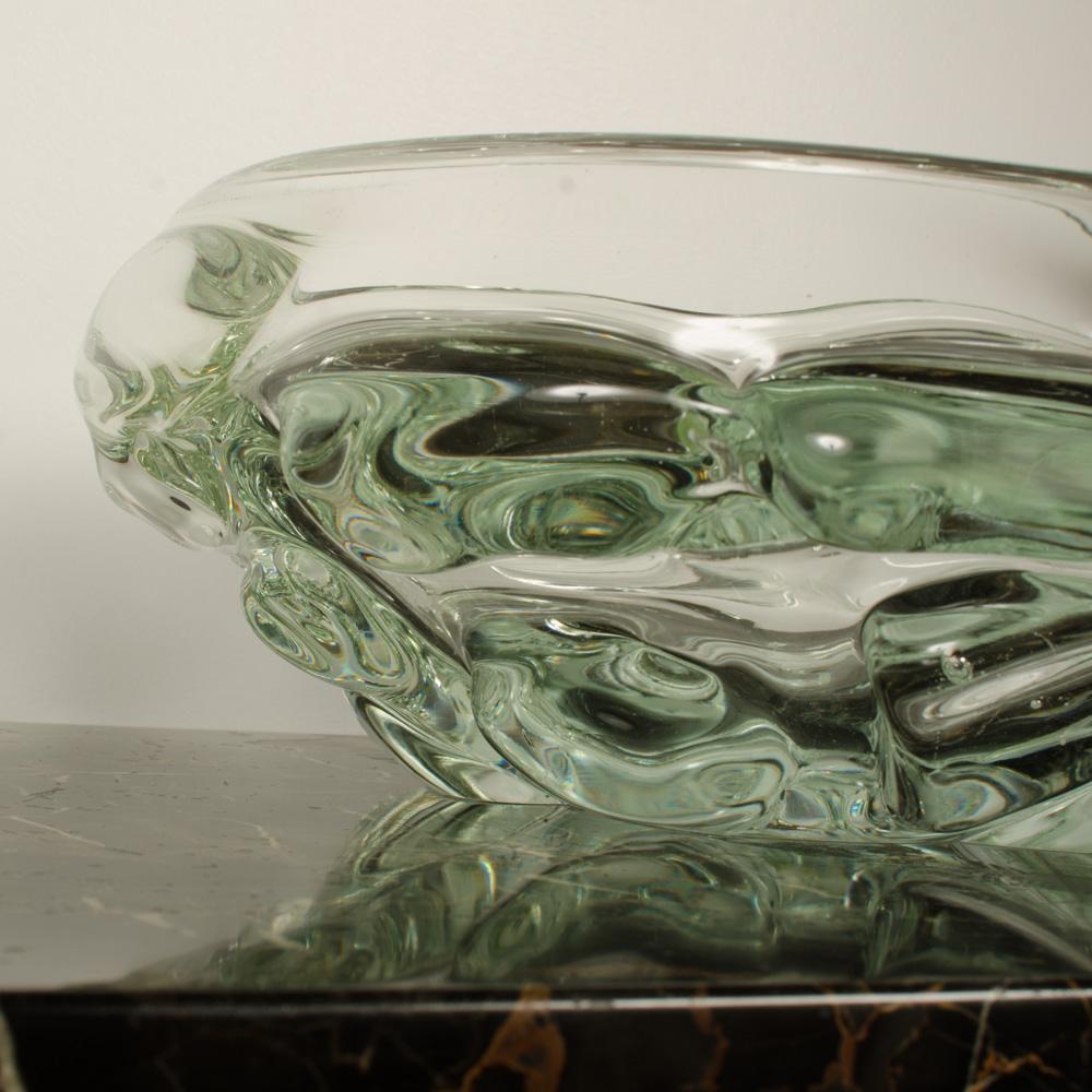 Contemporary Designed Clear Art Glass Bowl, 2019 2