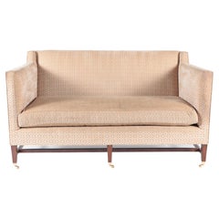 Contemporary Edward Ferrell Two Seat Upholstered Sofa, 21st C