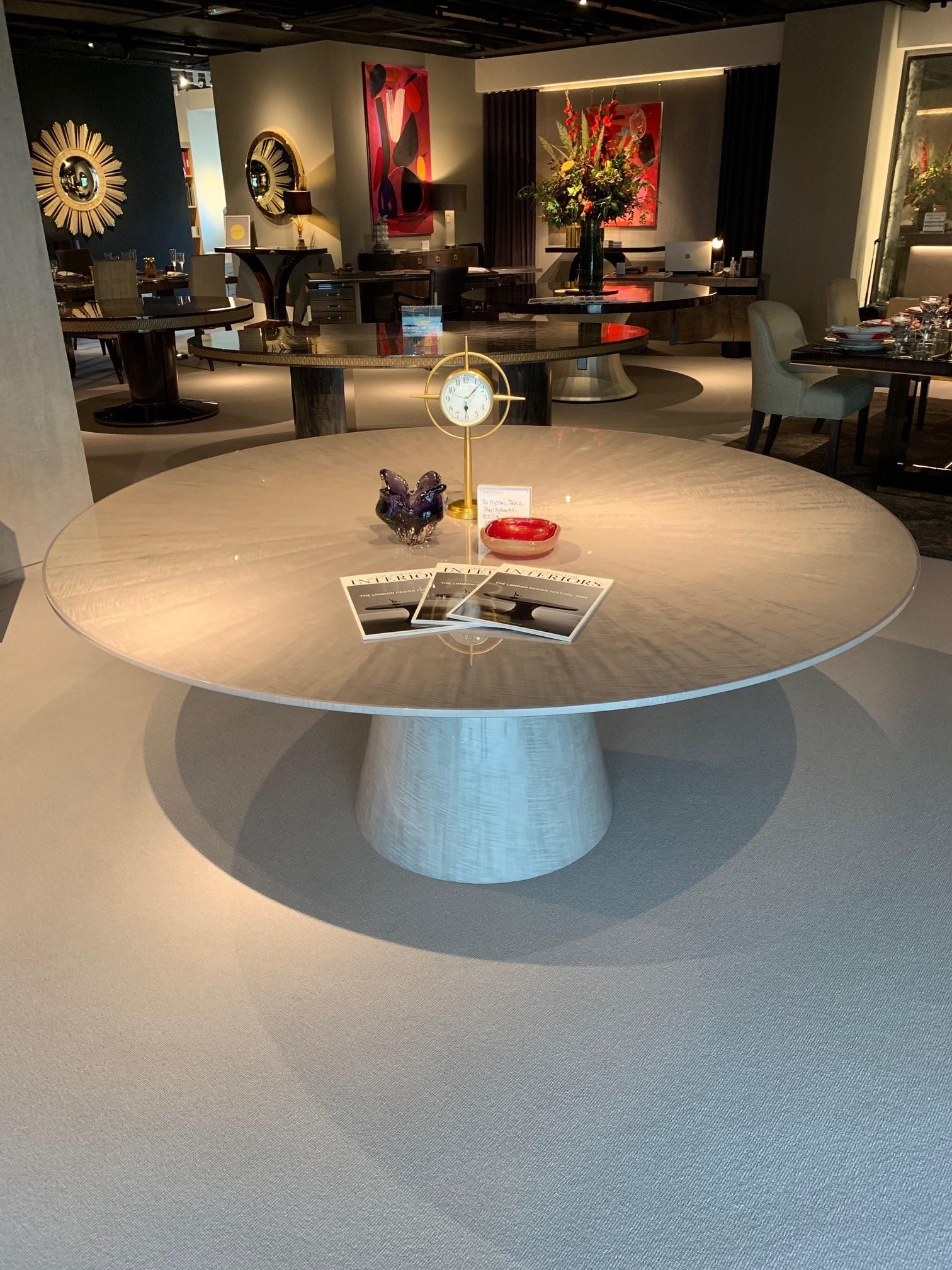 A stunning statement piece that will transform any dining room with its sublime anegre finish and striking silhouette.

The Elystan is part of the sumptuous anegre collection. Superbly sleek, it achieves serious impact and is certainly a table for