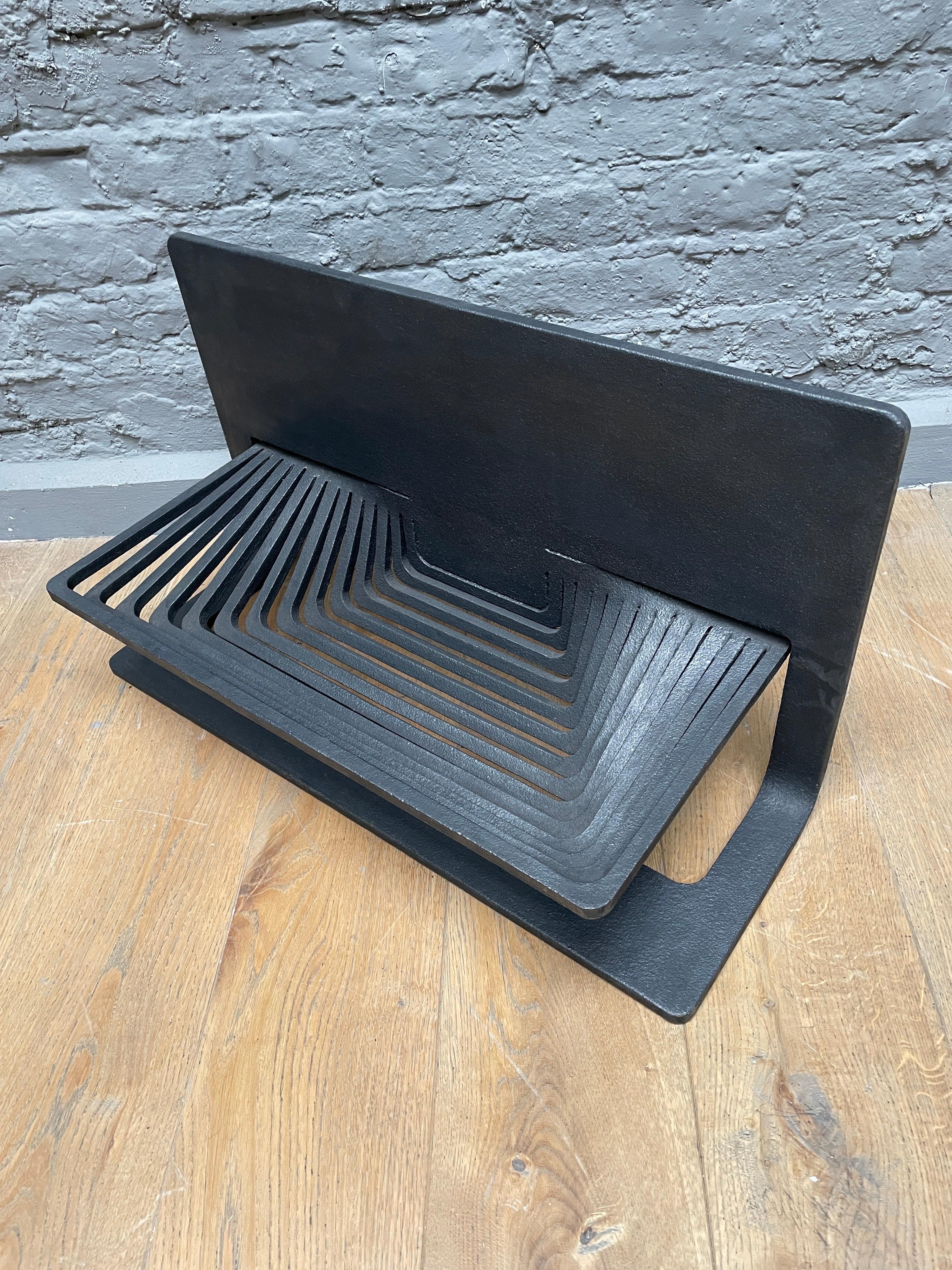 20th Century Contemporary Fire Grate by Stuart Hill For Sale