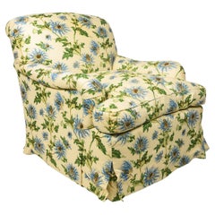 Contemporary Linen Upholstered Bridgewater Armchair