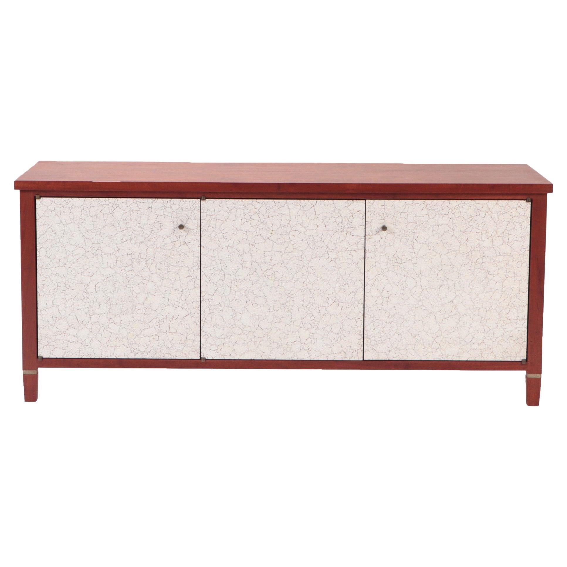 Contemporary Mahogany Wheeler Credenza, by Andy Messenger, 2019 For Sale