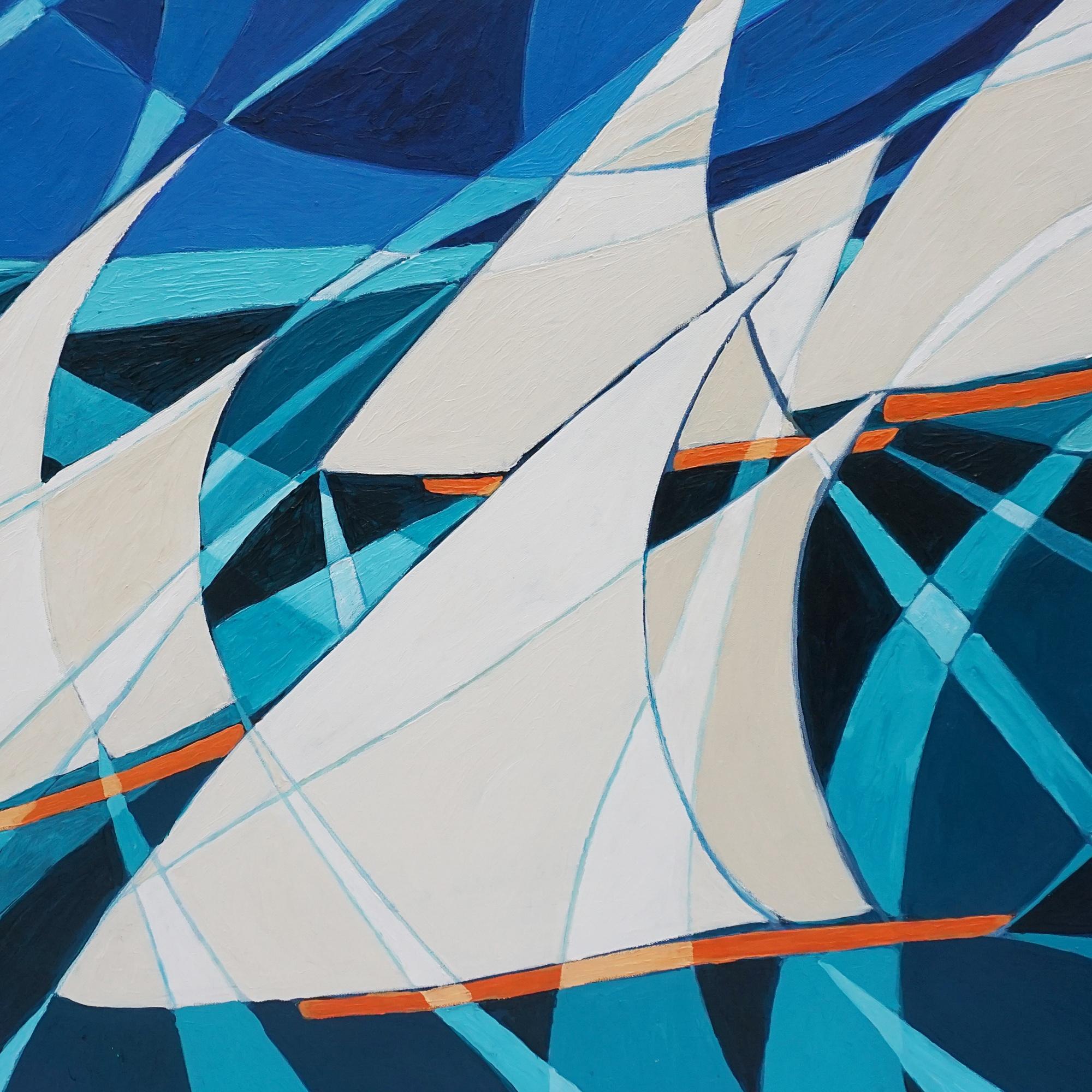 A Contemporary Oil on Canvas by Vera jefferson 1