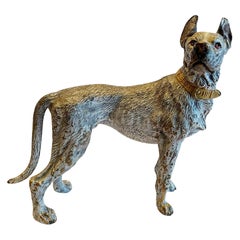 Vienna Bronze Sculpture of Great Dane, 20th Century