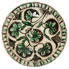 A Continental Charger with Foliate Decoration