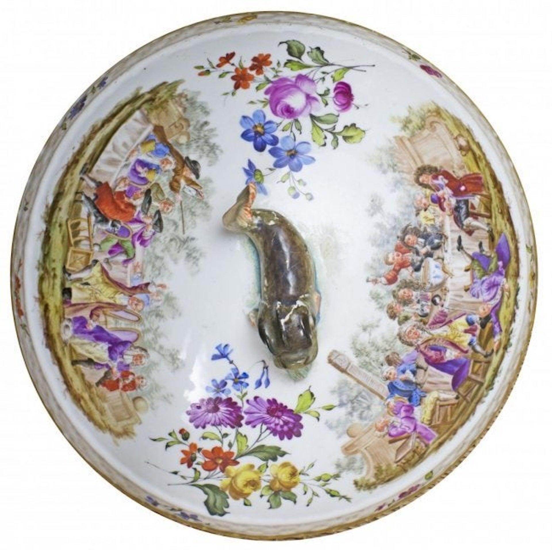 19th Century Continental Gilt-Bronze Mounted Porcelain Potpourri