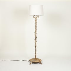 Continental Painted Steel Floor Lamp