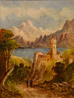 "A Continental View" Oil Painting William Meadows