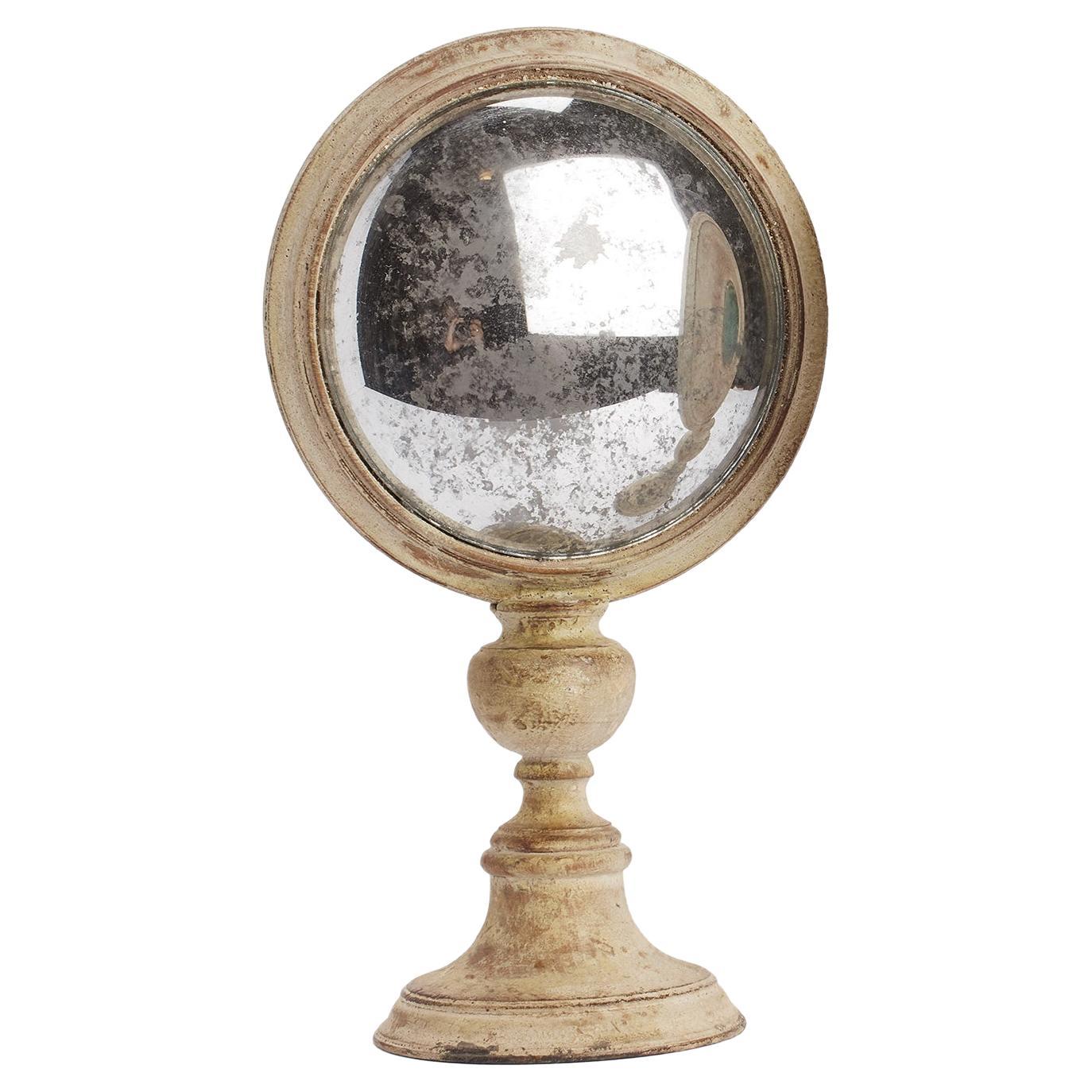 Konvexer runder Spiegel, Italien, 1870