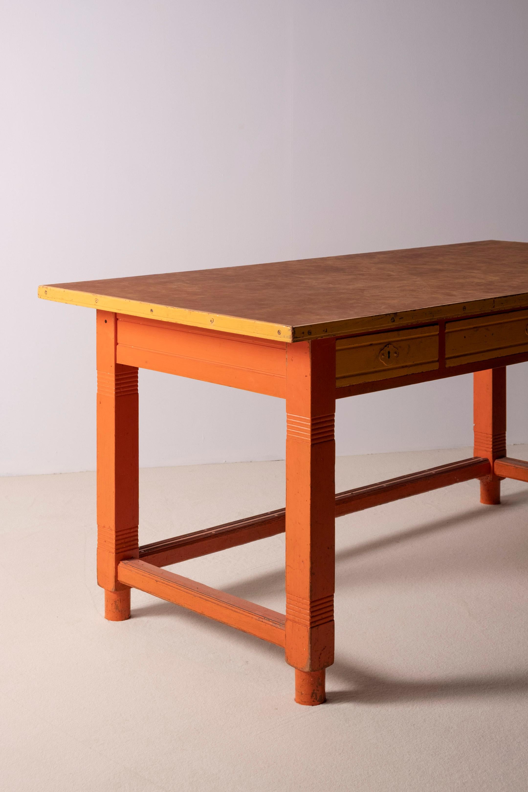 A Copenhagen City Hall Desk by Martin Nyrop for Rud Rasmussen, 1905 For Sale 3