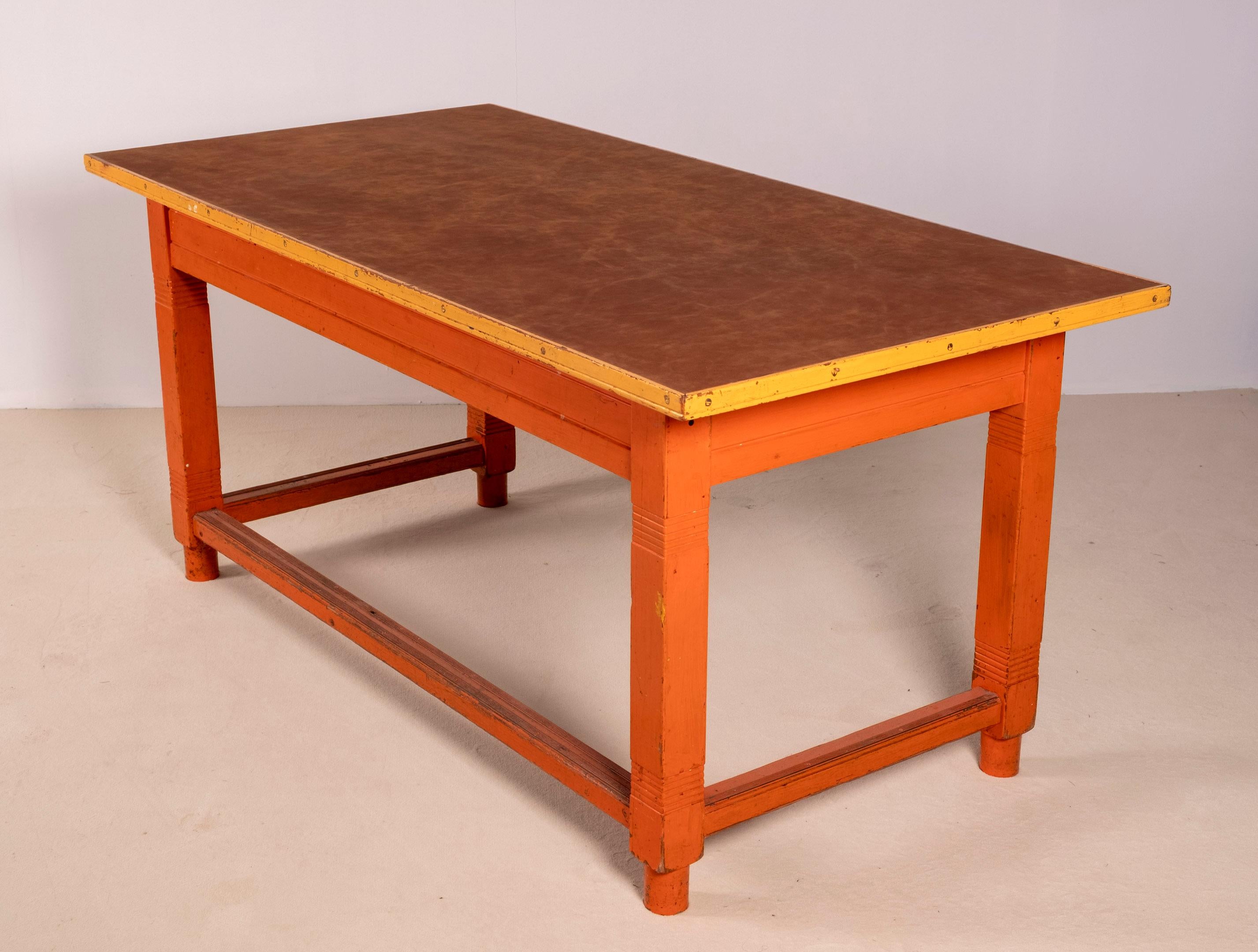 A Copenhagen City Hall Desk by Martin Nyrop for Rud Rasmussen, 1905 In Fair Condition For Sale In Balen, BE