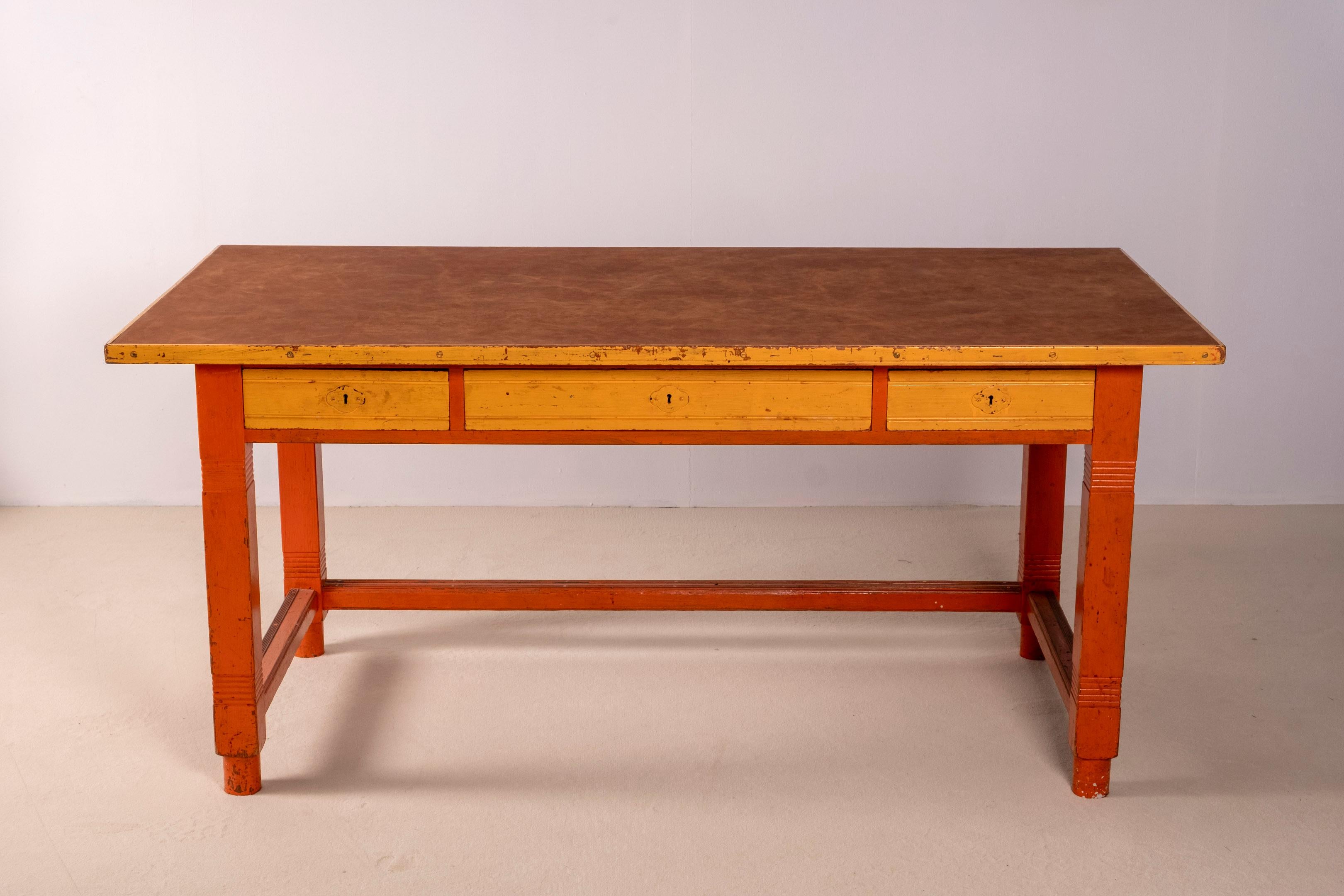 A Copenhagen City Hall Desk by Martin Nyrop for Rud Rasmussen, 1905 For Sale 2