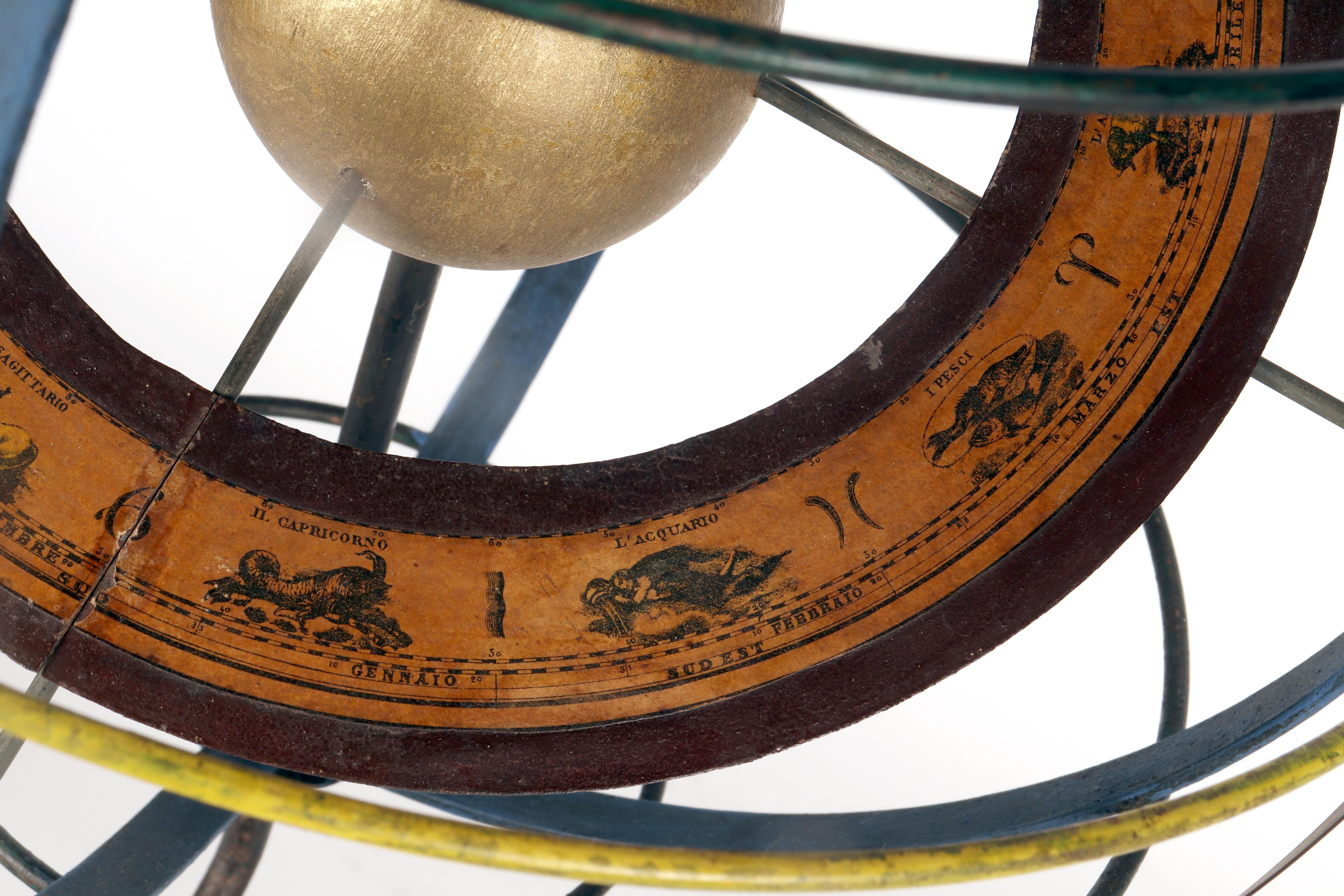A Copernican armillary sphere, Paravia, Milan, Italy 1930 For Sale 7