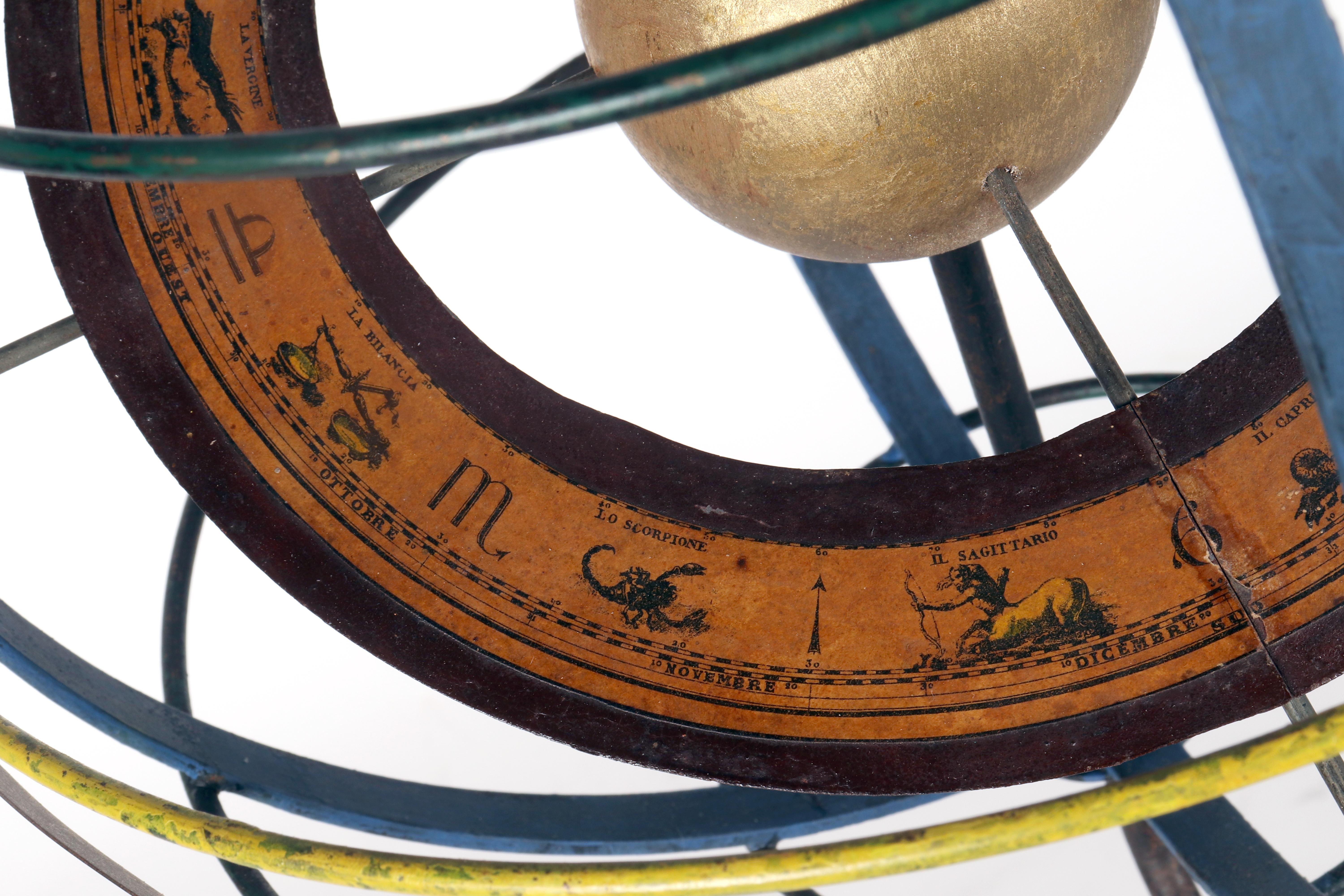 A Copernican armillary sphere, Paravia, Milan, Italy 1930 For Sale 8