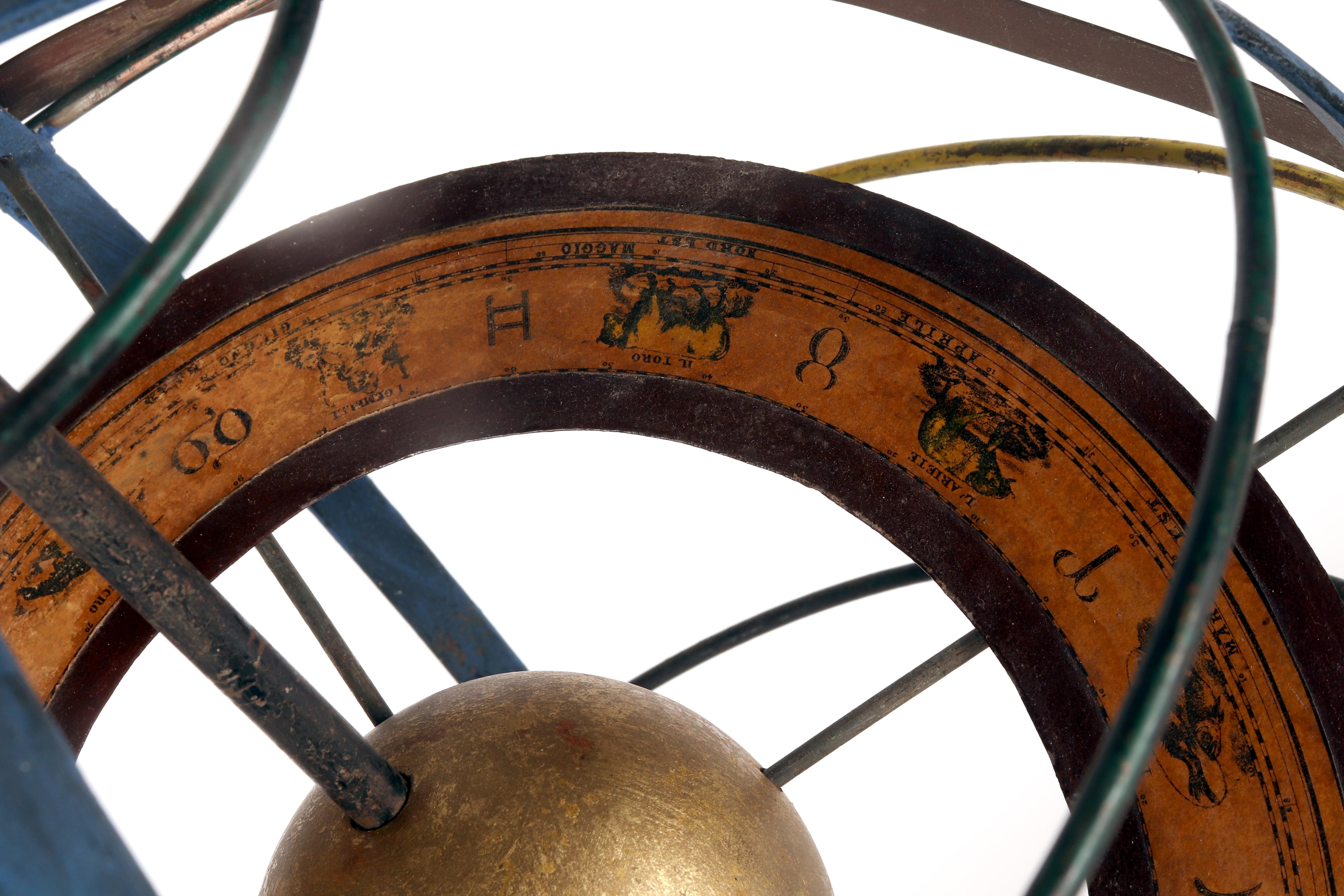 A Copernican armillary sphere, Paravia, Milan, Italy 1930 For Sale 9
