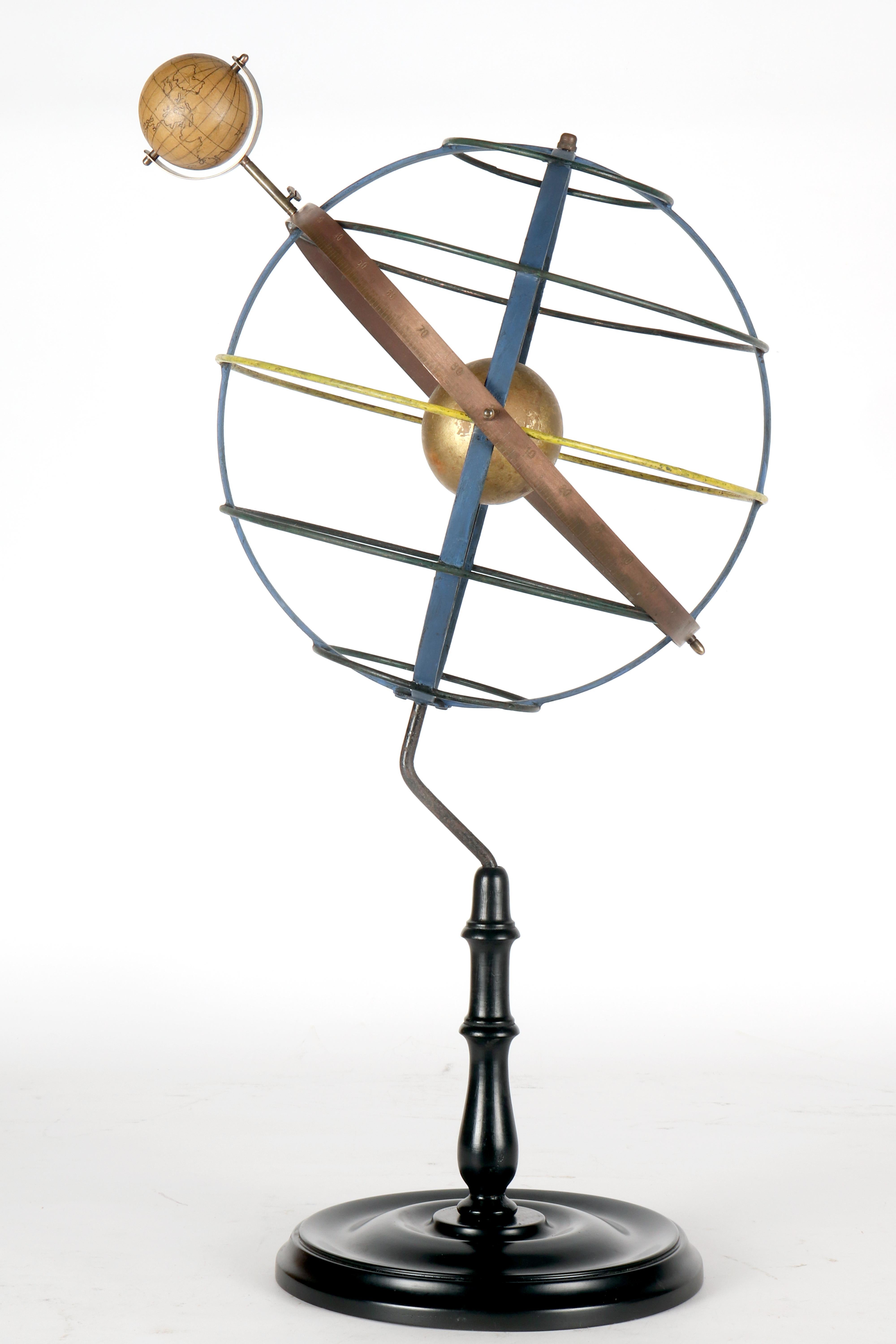 A Copernican armillary sphere, Paravia, Milan, Italy 1930 For Sale 12