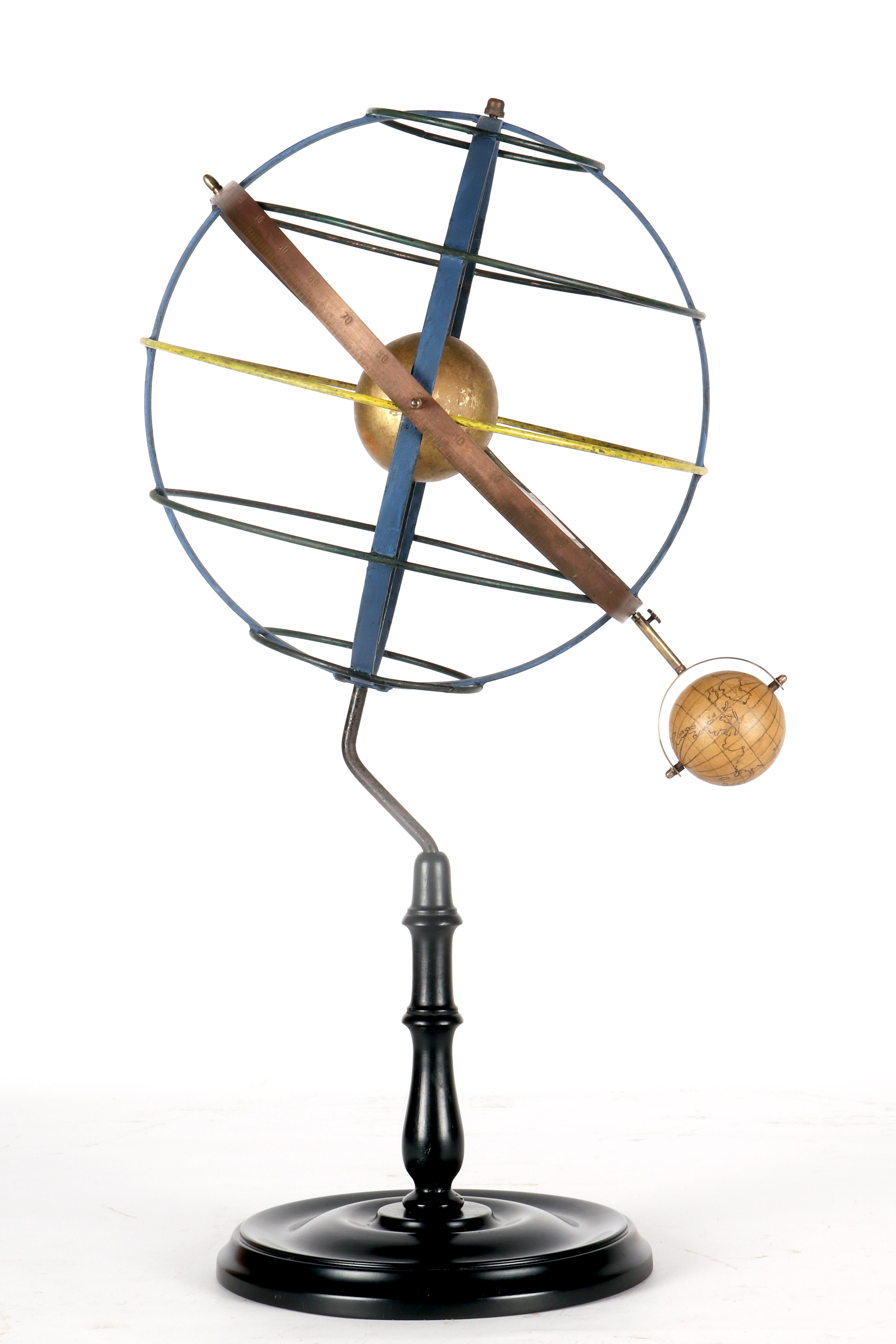 A Copernican armillary sphere, Paravia, Milan, Italy 1930 For Sale 13