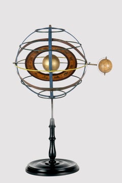 A Copernican armillary sphere, Paravia, Milan, Italy 1930