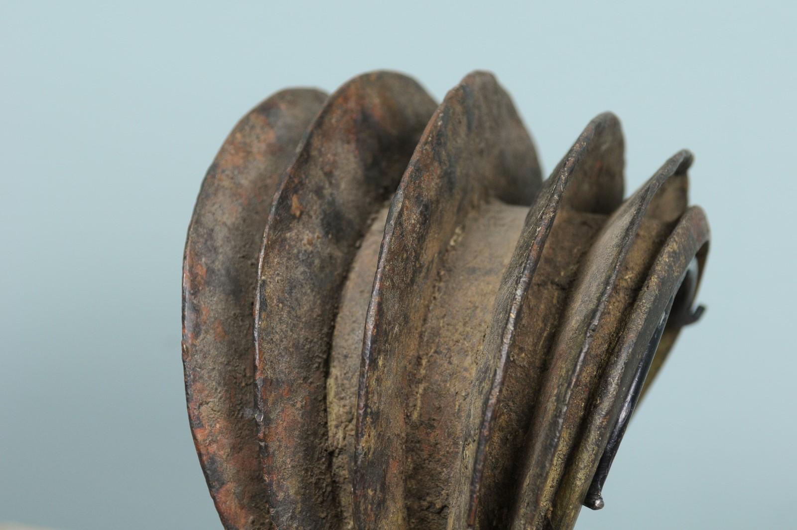 Copper Alloy African Ankle Bracelet from the Early 20th Century 2