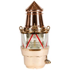 Copper and Brass Marine Buoy Light