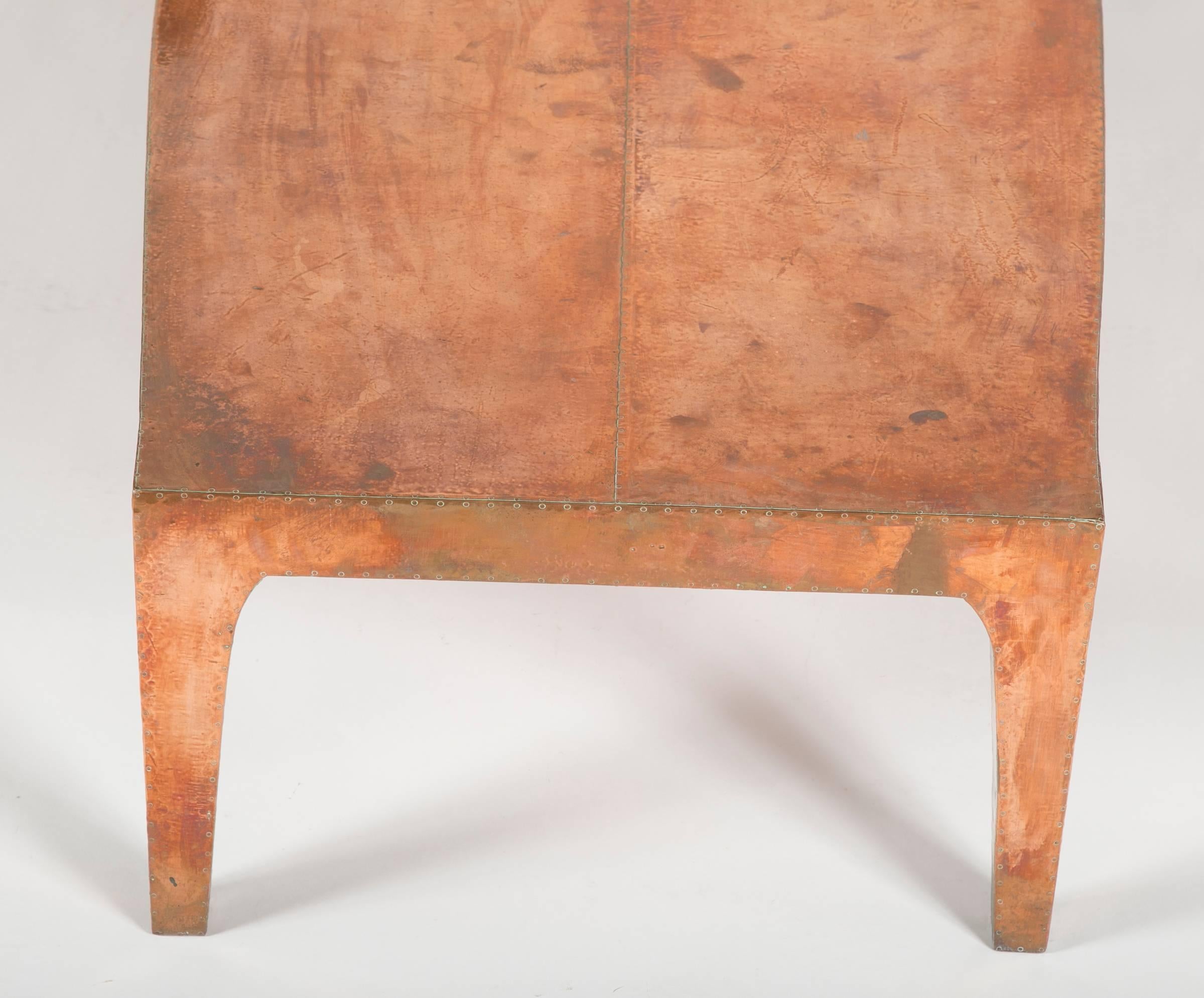 Copper Clad Chaise Designed by Paul Mathieu for Stephanie Odegard Co. Ltd.  3