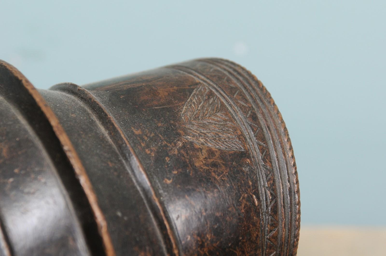 20ième siècle Bandeau de jambe Konga en cuivre:: début du 20e siècle en vente