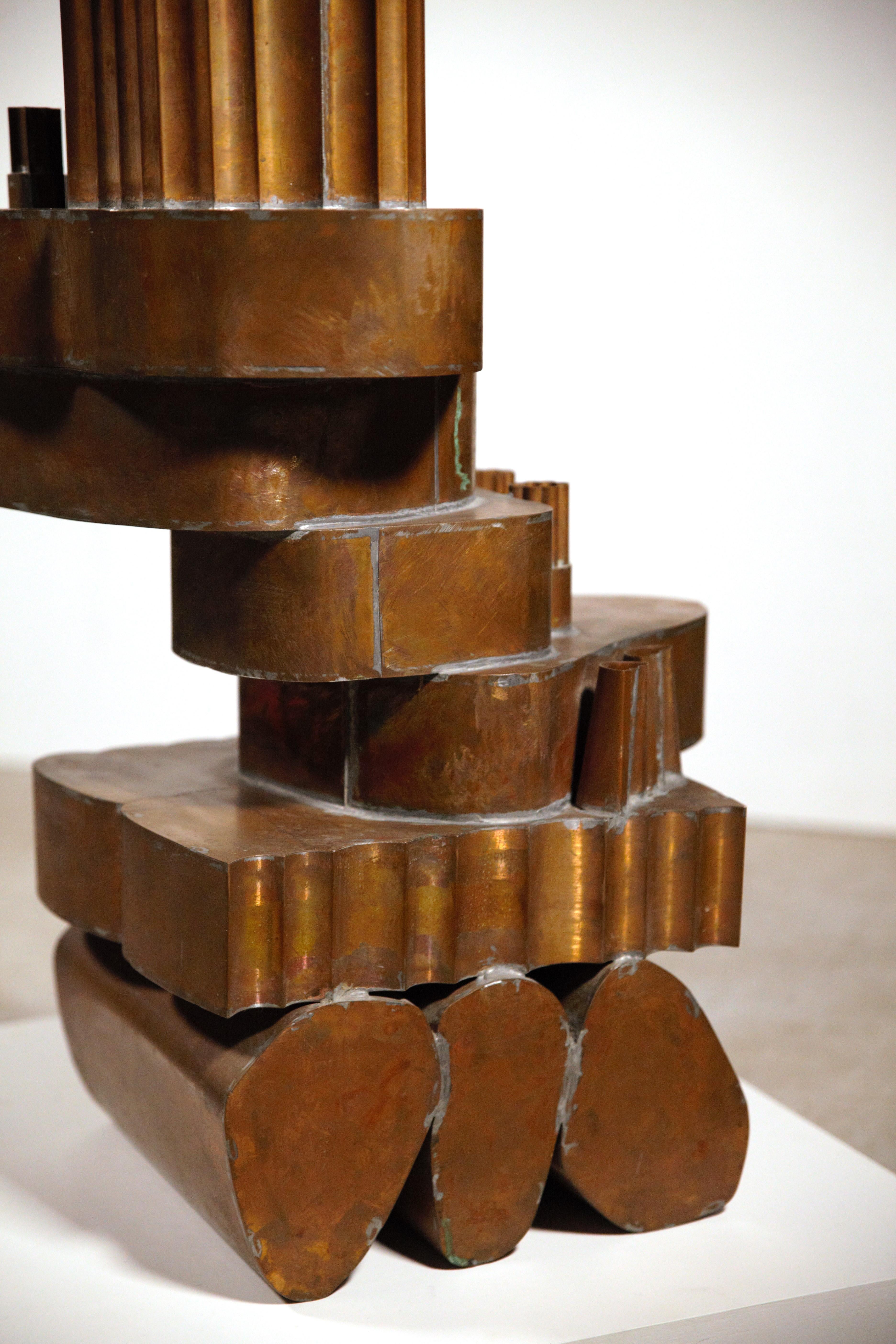 Sculpture en cuivre de Luciano Palmieri, Italie, années 1990 en vente 2