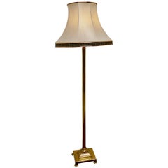 Corinthian Column Brass Floor Lamp