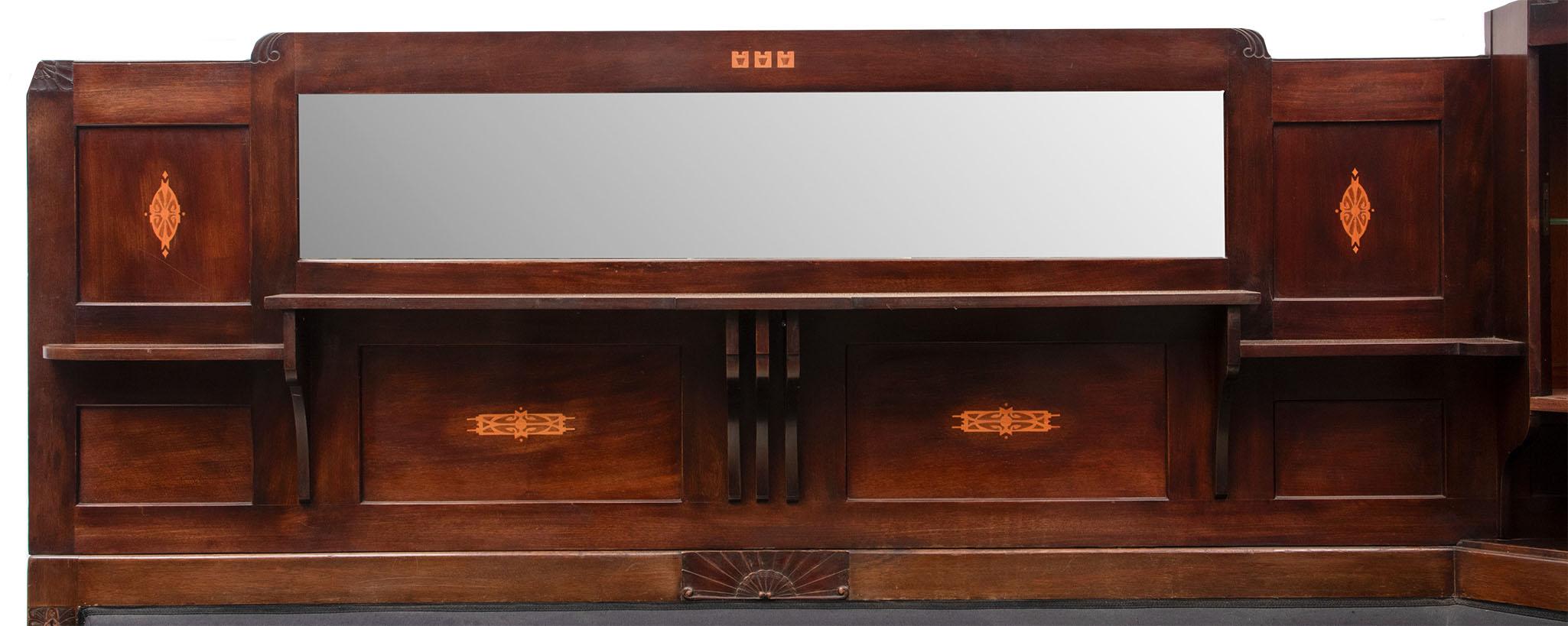 19th Century A corner sofa by J.M. Middelraad for H. Pander & Zn, circa 1900, The Netherlands For Sale