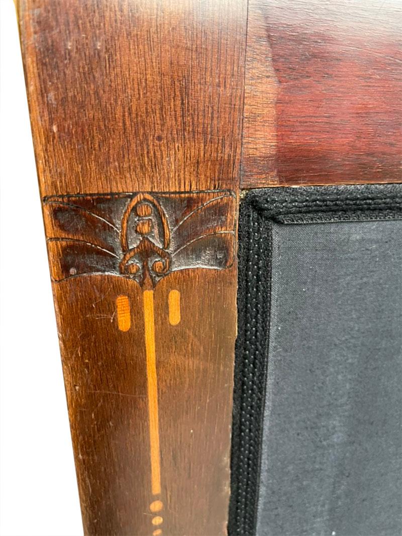 Fabric A corner sofa by J.M. Middelraad for H. Pander & Zn, circa 1900, The Netherlands For Sale