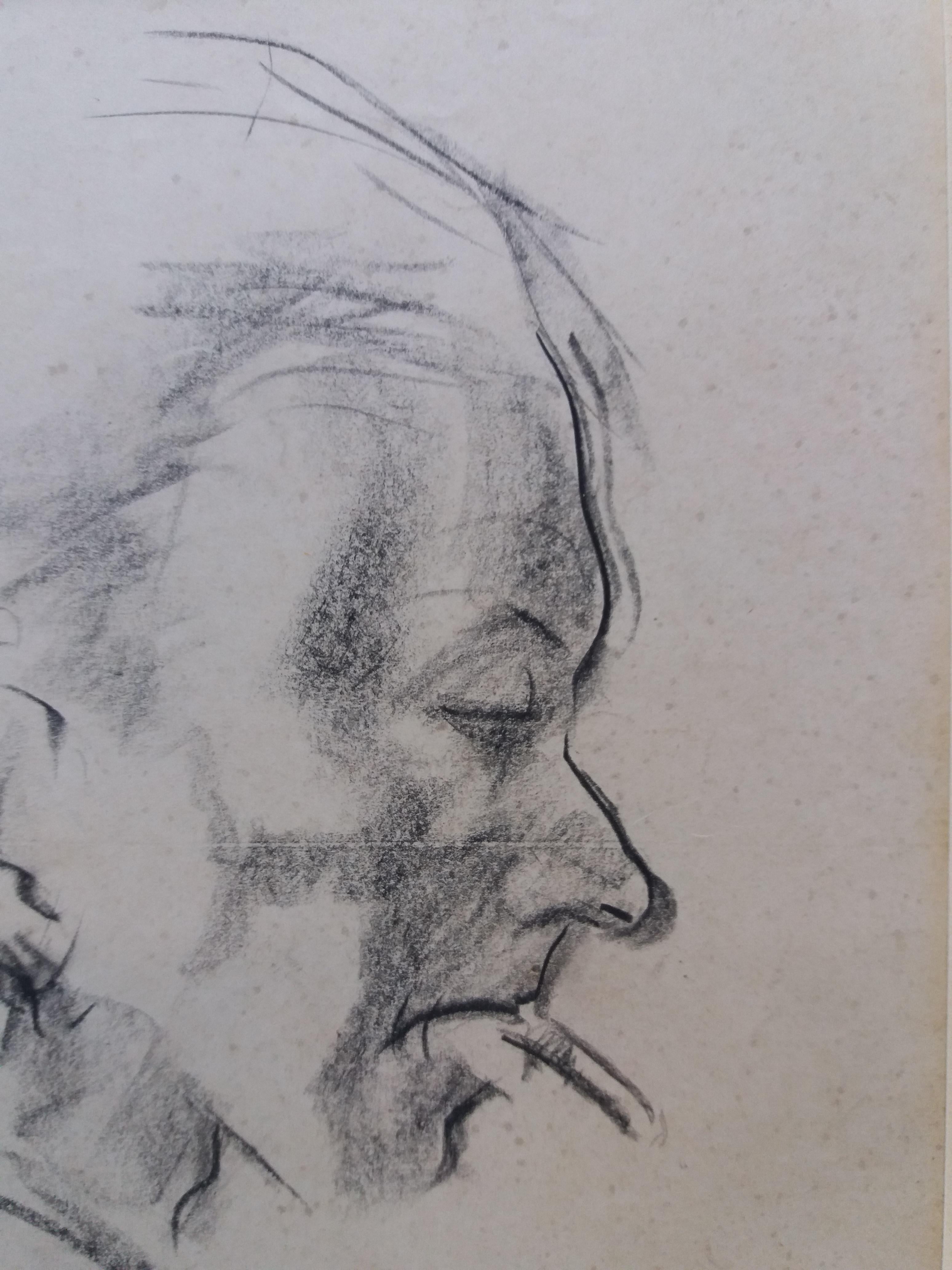 
Man. original figurative  drawing painting. virtual frame
Barcelona, 1904 - Barcelona, 1965
It was formed in Buenos Aires, in the Circle of San Lucas of Barcelona and the FAD.
He was friend and companion of Joan Sandalines and Sebastià Gasch. From