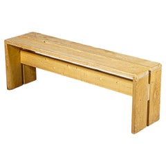 A Cottage Bench by Charlotte Perriand Les Arcs France 1970's