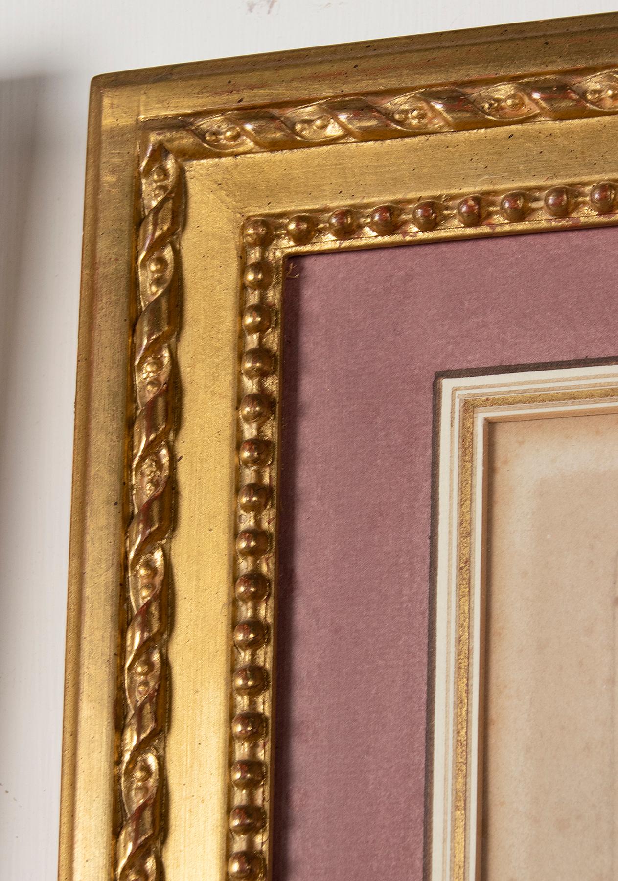 Couple of 19th Century French Engravings in Gilt Frames 7