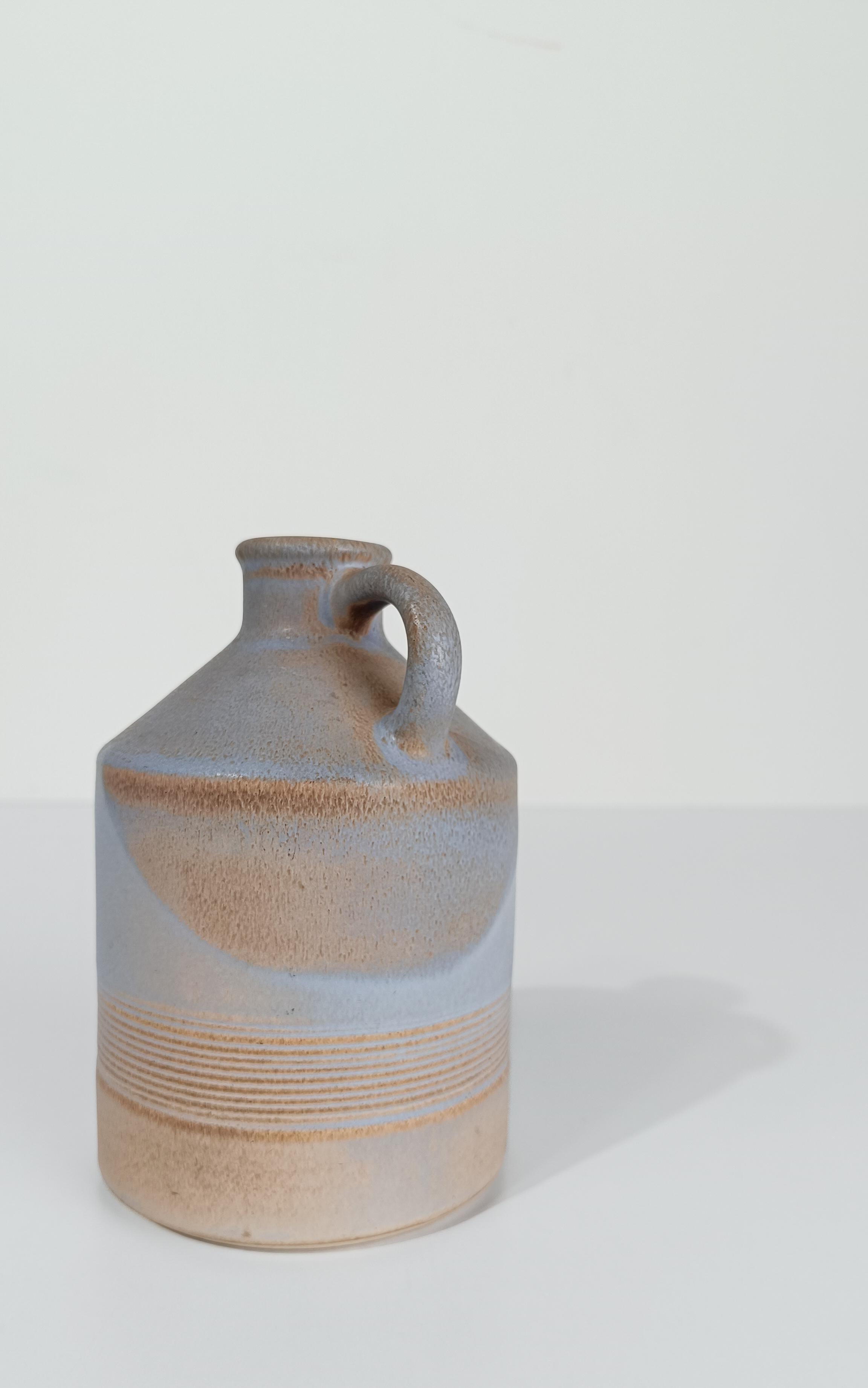 Una coppia di vasi italiani d'epoca in ceramica grezza di Bucci, anni '70 in vendita 5