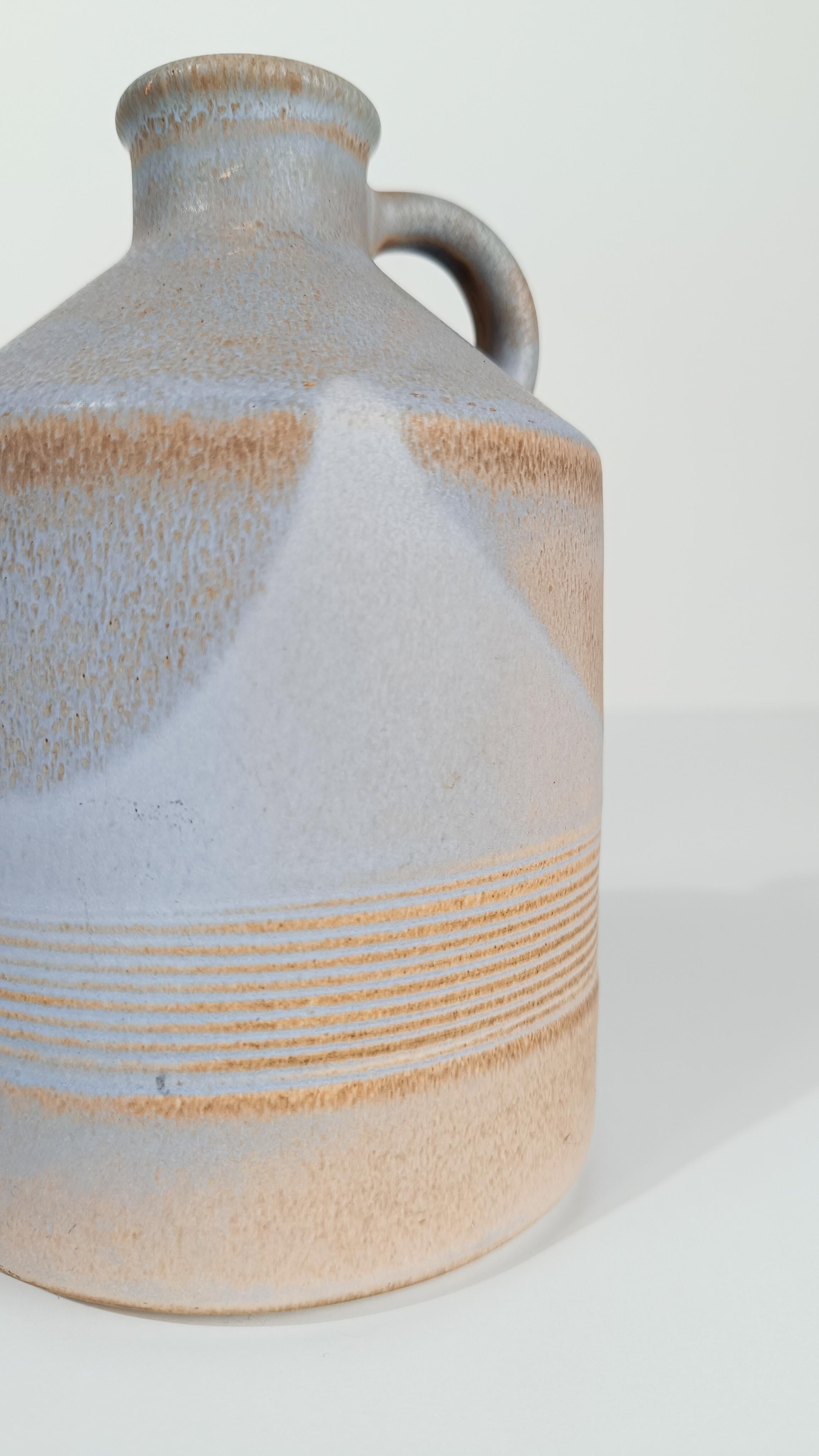 Una coppia di vasi italiani d'epoca in ceramica grezza di Bucci, anni '70 in vendita 7