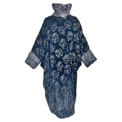 Cappotto da opera in velluto nero Couture di Worth in velluto - Parigi C.1930-1935