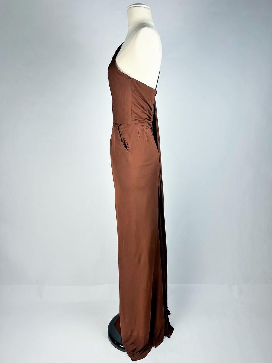 A Couture Evening dress by Maison Paquin/Antonio Del Castillo - France C. 1949 For Sale 2