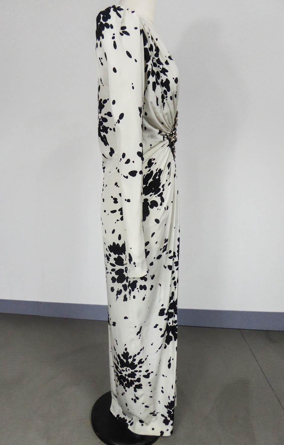 A Couture Yves Saint Laurent (attributed to) Evening Dress Circa 1984 2