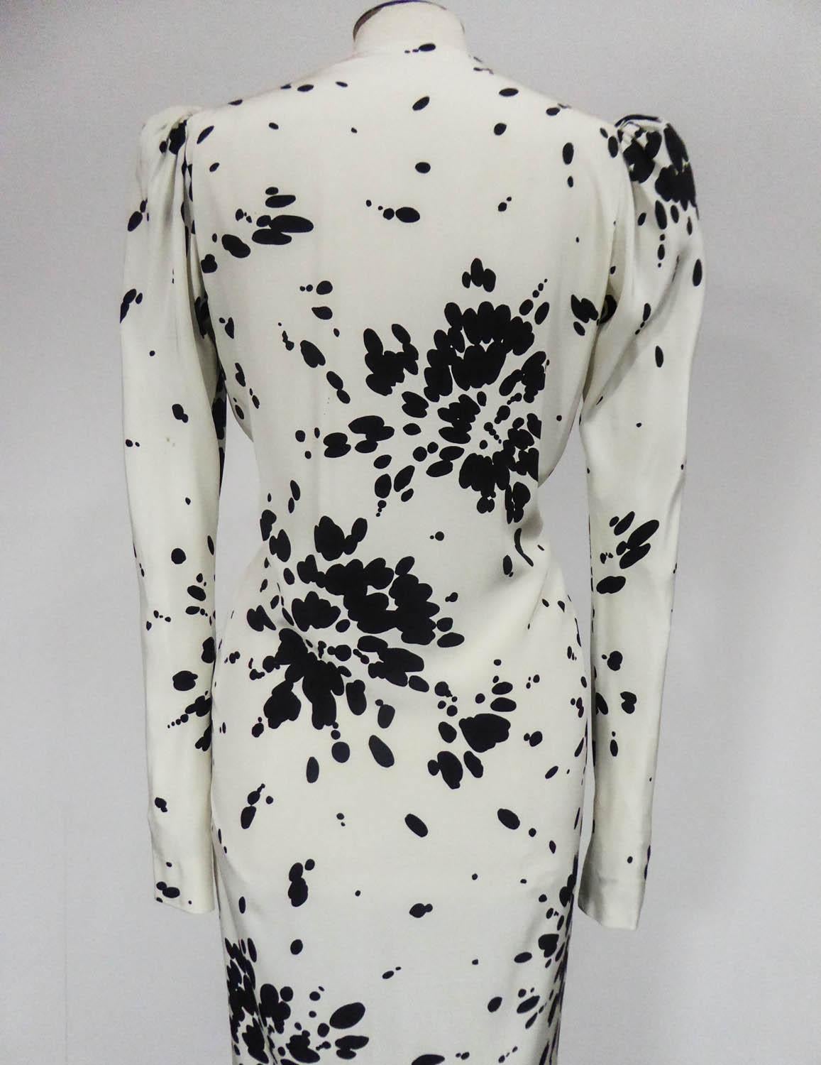 A Couture Yves Saint Laurent (attributed to) Evening Dress Circa 1984 4