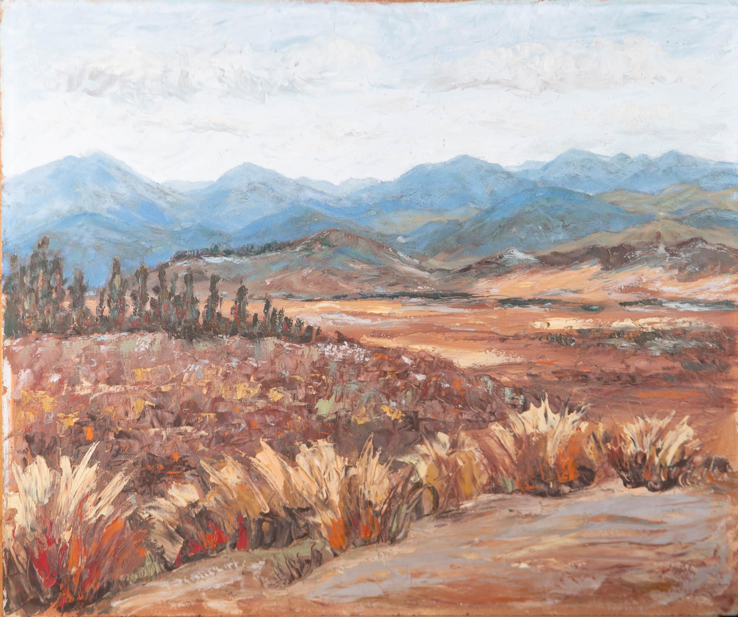 A. Cranstone - 20th Century Oil, Mountain View For Sale 1