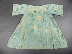 A Crepe Silk Embroidered Evening Japonese Coat for Europe Circa 1920