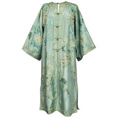 A Crepe Silk Embroidered Evening Japonese Coat for Europe Circa 1920