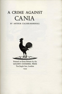 A Crime Against Cania by Arthur Calder-Marshall – Golden Cockerel Press