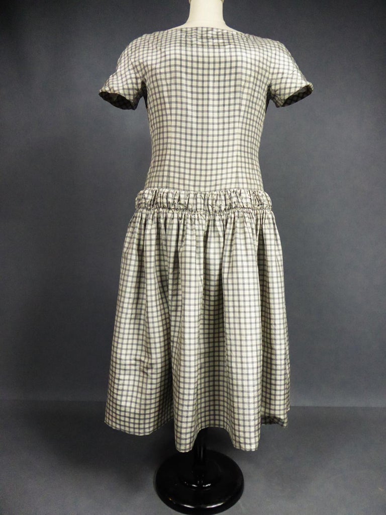 A Cristobal Balenciaga Couture Sac Dress in Plaid Taffeta n°55418 Circa  1958 at 1stDibs | balenciaga sack dress, sack dress balenciaga, balenciaga  sack dress 1957