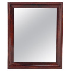 Espejo de pared Imperio de caoba hacia 1830.